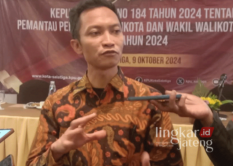 Komisioner KPU Kota Salatiga Wahyu Budi Utomo