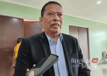 Rektor Universitas Diponegoro (Undip), Suharnomo. (Rizky Syahrul Al-Fath/Lingkarjateng.id)