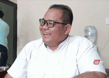 Sekretaris Tim Pemenangan Paslon Bupati dan Wakil Bupati Grobogan Bambang-Catur, Ahmad Fathoni. (Eko Wicaksono/Lingkarjateng.id)