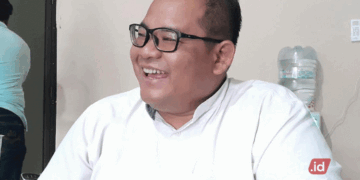Sekretaris Tim Pemenangan Paslon Bupati dan Wakil Bupati Grobogan Bambang-Catur, Ahmad Fathoni. (Eko Wicaksono/Lingkarjateng.id)