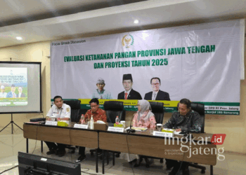 Acara Evaluasi Ketahanan Pangan Provinsi Jawa Tengah 2024 dan Proyeksi Tahun 2025 di Kantor DPD RI Provinsi Jawa Tengah pada Rabu, 13 November 2024. (Rizky Syahrul Al-Fath/Lingkarjateng.id)