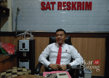 KBO Satreskrim Polres Rembang, Iptu Widodo Eko Prasetyo. (Setyo Nugroho/Lingkarjateng.id)