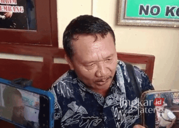 Kepala Desa Jurangjero, Kecamatan Bogorejo, Kabupaten Blora, Suwoto. (Setyo Nugroho/Lingkarjateng.id)