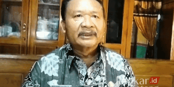 Kades Jurangjero, Kecamatan Bogorejo, Kabupaten Blora, Suwoto. (Subekan/Lingkarjateng.id)