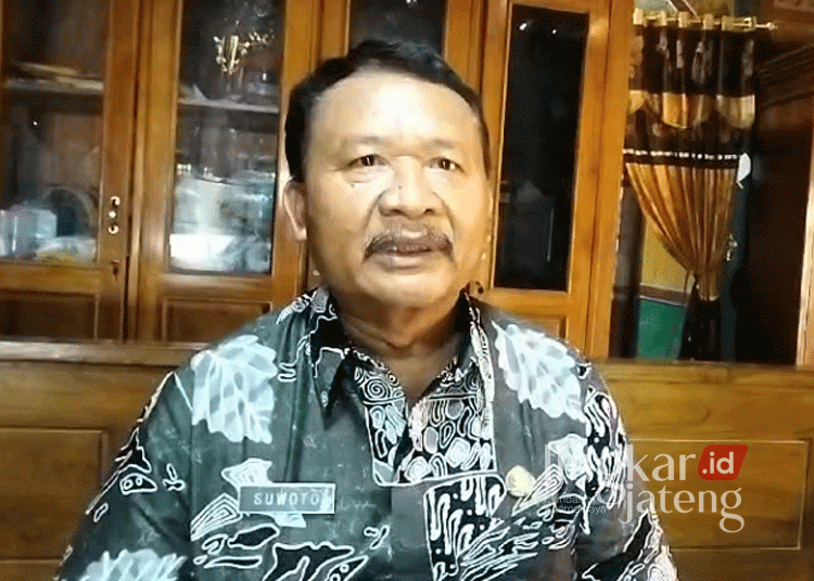 Kades Jurangjero, Kecamatan Bogorejo, Kabupaten Blora, Suwoto. (Subekan/Lingkarjateng.id)
