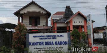 Kantor Desa Gadon, Kecamatan Cepu, Kabupaten Blora. (Hanafi/Lingkarjateng.id)