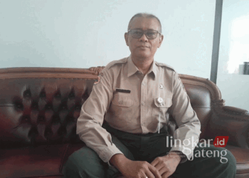 Kepala BPBD Pati, Martinus Budi Prasetya. (Arif Febriyanto/Lingkarjateng.id)