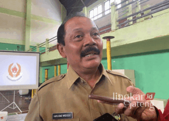 Kepala Disdikpora Kabupaten Kudus, Harjuno Widodo. (Nisa Hafizhotus S./Lingkarjateng.id)