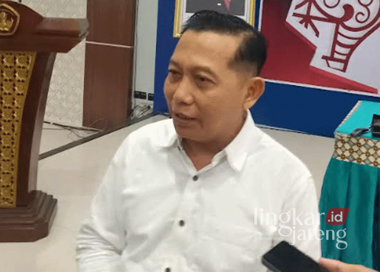 Komisioner Bawaslu Provinsi Jateng, Sosiawan. (Rizky Syarhul Al-Fath/Lingkarjateng.id)