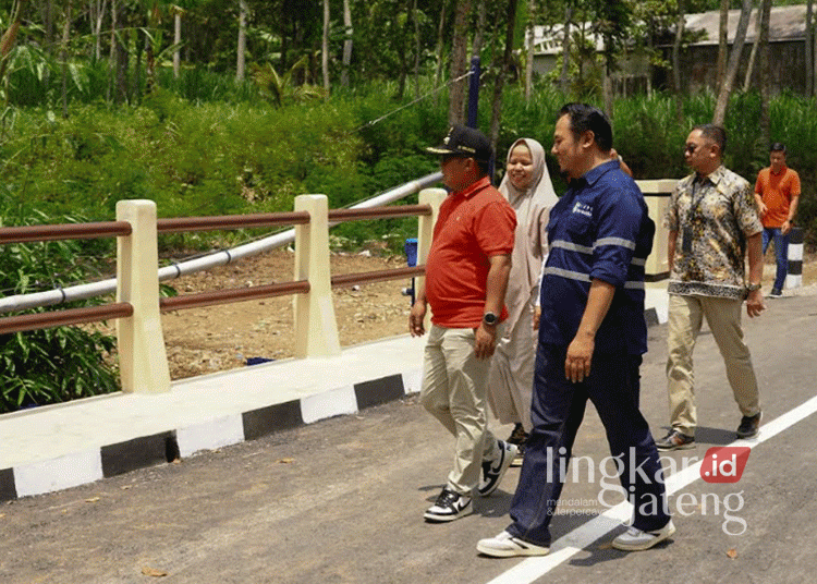 Pj Wali Kota Salatiga meninjau Jembatan Argosari Raya