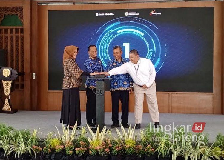 Bank Jateng KC Pati Dukung Peluncuran Aplikasi SiMoncer