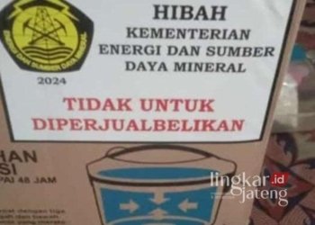 Bantuan rice cooker dari Kementerian ESDM. (Dok. Pribadi/Lingkarjateng.id)
