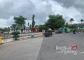 POTRET: Suasana di kawasan Alun-Alun Demak jelang malam tahun 2025. (M. Burhanuddin Aslam/Lingkarjateng.id)