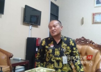 Kepala Dinas Lingkungan Hidup (DLH) Kabupaten Pati, Tulus Budiharjo. (Setyo Nugroho/Lingkarjateng.id)
