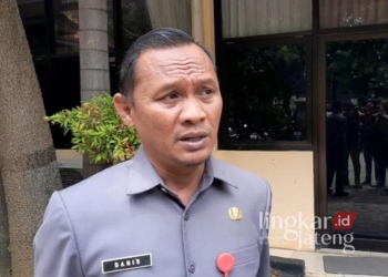 Kepala Disperindag Kabupaten Grobogan, Pradana Setyawan. (Eko Wicaksono/Lingkarjateng.id)