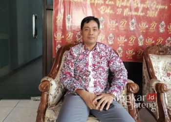 Komisioner KPU Jepara, Muhammadun. (Muhammad Aminudin/Lingkarjateng.id)