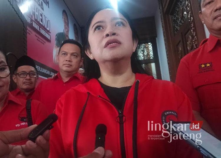 Ketua DPP PDI Perjuangan, Puan Maharani. (Rizky Syahrul Al-Fath/Lingkarjateng.id)