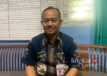 Kepala Dinnakerind Demak, Agus Kriyanto. (M. Burhanudin Aslam/Lingkarjateng.id)