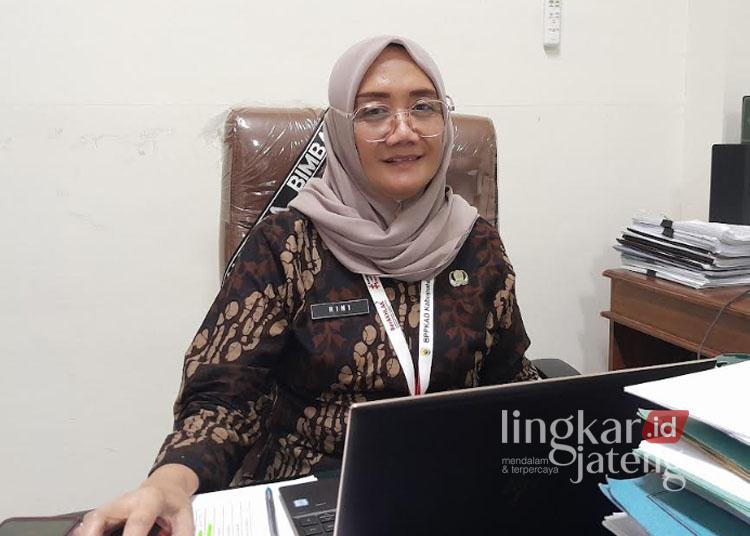 Kabid Pajak Daerah BPPKAD Grobogan, Rini Rachmawati. (Eko Wicaksono/Lingkarjateng.id)