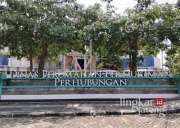 Kantor Dinrumkimhub Kabupaten Blora. (Hanafi/Lingkarjateng.id)