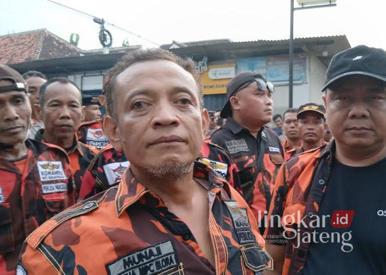 Ketua Majelis Pimpinan Cabang (MPC) Pemuda Pancasila Blora, Munaji. (Hanafi/Lingkarjateng.id)