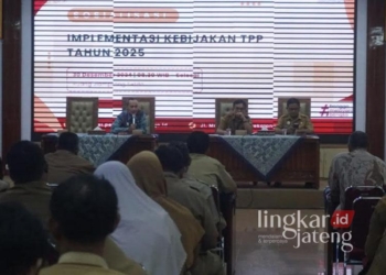 Kegiatan sosialisasi implementasi kebijakan TPP ASN Kota Pekalongan tahun anggaran 2025, belum lama ini. (Fahri Akbar/Lingkarjateng.id)
