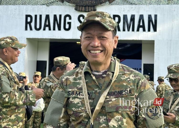 Bupati Kudus, Sam'ani Intakoris, saat mengikuti retret kepala daerah di Akmil Magelang, Jawa Tengah. (Mohammad Fahtur Rohman/Lingkarjateng.id)