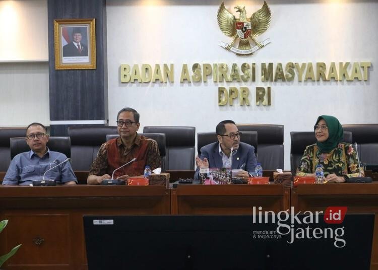 TERIMA ASPIRASI: Kehadiran Himpaudi Pati diterima Anggota DPR RI dari Dapil III Firman Soebagyo di Ruang Badan Aspirasi Masyarakat, Gedung DPR RI, Senayan, Jakarta, pada Senin, 10 Februari 2025. (Yuyun HU/Lingkarjateng.id)