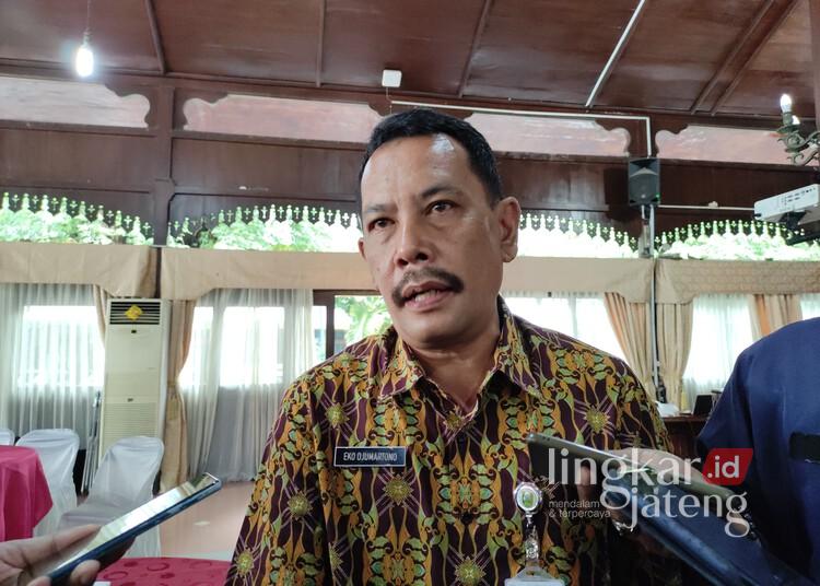 Retribusi Kamar Mandi di Terminal Colo Kudus Diduga Diselewengkan 5 Tahun 25 Kepala Inspektorat Kabupaten Kudus, Eko Djumartono. (Nisa Hafizhotus S./Lingkarjateng.id)