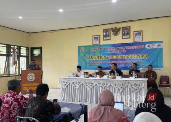 Ketua DPRD Kendal Pastikan Kawal Aspirasi Rakyat dalam Penyusunan RKPD 2026 25 Ketua DPRD Kendal, Mahfud Sodiq, saat menyampaikan sambutannya dalam Musrenbang Kecamatan Sukorejo pada Selasa, 11 Februari 2025. (Arvian Maulana/Lingkarjateng.id)