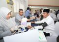 Wabup Demak terpilih, Muhammad Badruddin, saat mengikuti cek kesehatan, belum lama ini. (Dok. Pribadi/Lingkarjateng.id)