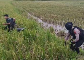 Pemuda nekat lari dari operasi balap liar di Jalan Sumber-Menden turut Desa Mojorembun dan Desa Mendenrejo, Kecamatan Kradenan, Blora. (Dok. Polres Blora/Lingkarjateng.id)
