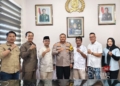 Momen saat rombongan DPC Gerindra silaturahmi di Polres Rembang pada Selasa, 11 Februari 2025. (Dok. for Lingkarjateng.id)