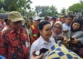 Walikota Semaranvg Agustina Wilujeng Pramestuti Saat Diwawancarai Awak Media pada Jumat, 7 Februari 2025.(Syahril Muadz/Lingkarjateng.id)