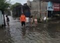 Salah satu titik banjir yang terjadi di Kota Semarang lantaran tingginya intensitas hujan pada Senin, 20 Maret 2025. (Dok. BPBD Kota Semarang/Lingkarjateng.id)