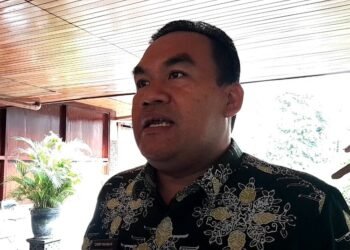 Bupati Blora, Arief Rohman, saat memberi keterangan setelah menggelar Musrenbang di Pendopo Kabupaten Blora pada Kamis, 13 Maret 2025. (Eko Wicaksono/Lingkarjateng.id)