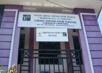 Kantor LBH Semarang di Jl. Jomblang Sari IV No.17, Jomblang, Kecamatan Candisari, Kota Semarang, Jawa Tengah.(Dok. LBH Semarang/Lingkarjateng.id)