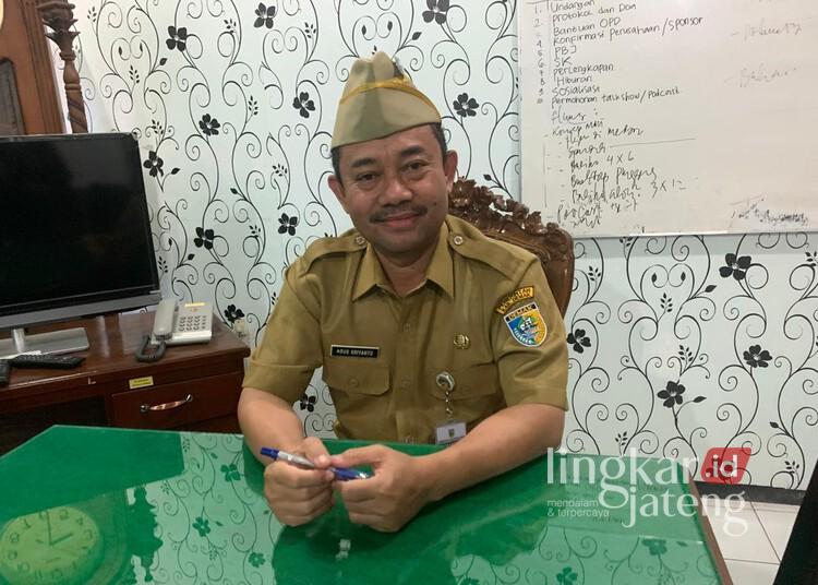 Kepala Dinnakerind Demak, Agus Kriyanto. (M. Burhanuddin Aslam/Lingkarjateng.id)