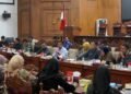 AUDIENSI: Forum Guru Honorer dan Tenaga Pendidikan Kabupaten Pati menyampaikan keluh kesahnya ke Dewan Perwakilan Rakyat Daerah (DPRD), Kamis, 6 Februari 2025. (Setyo Nugroho/Lingkarjateng.id)