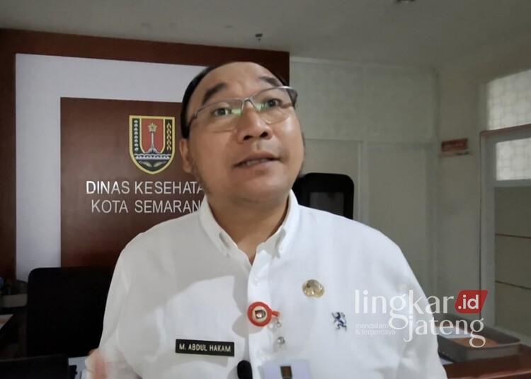 Kepala Dinas Kesehatan Kota Semarang, Mochamad Abdul Hakam. (Syahril Muadz/Lingkarjateng.id)