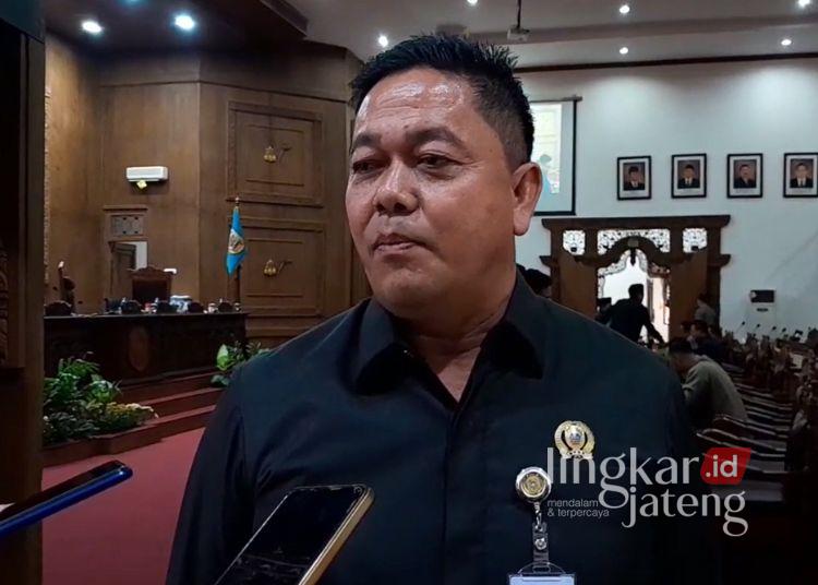 Ketua Dewan Perwakilan Rakyat Daerah (DPRD) Kabupaten Pati, Ali Badrudin. (Mutia Parasti/Lingkarjateng.id)