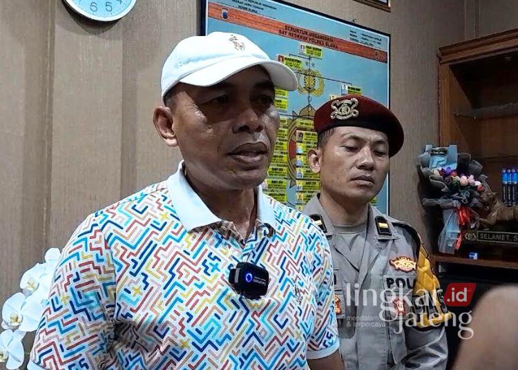 Kepala Satuan Reserse Kriminal (Kasat Reskrim) Polres Blora, AKP Selamet. (Eko Wicaksono/Lingkarjateng.id)