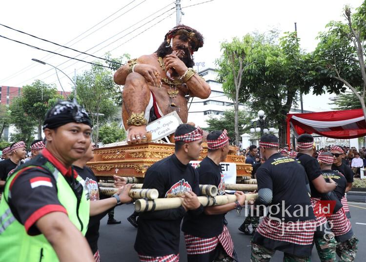 Kemeriahan pawai ogoh-ogoh di Kota Semarang pada Sabtu, 26 April 2025. (Dok. Pemkot Semarang/Lingkarjateng.id)