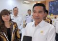 Wakil Bupati Kendal, Benny Karnadi dan Ketua Komisi C DPRD Kendal, Sisca Meritania. (Arvian Maulana/Lingkarjateng.id)