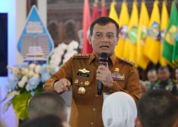 Gubernur Jawa Tengah, Ahmad Luthfi, dalam acara peresmian Kantor Gubernur Rumah Rakyat pada Senin, 5 Mei 2025. (Dok. Pemprov Jateng/Lingkarjateng.id)