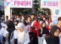 BERLARI : Sejumlah buruh saat mengikuti fun run yang diselenggarakan Pemkot Salatiga dalam rangka Mayday, Kamis, 1 Mei 2025. (Dok. Diskominfo Salatiga/Lingkarjateng.id)