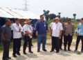 SIDAK: Jajaran Komisi C DPRD Pati dan dinas terkait sidak di lokasi tambang galian c, Kecamatan Sukolilo, Kabupaten Pati pada Rabu, 30 April 2025. (Setyo Nugroho/Lingkarjateng.id)