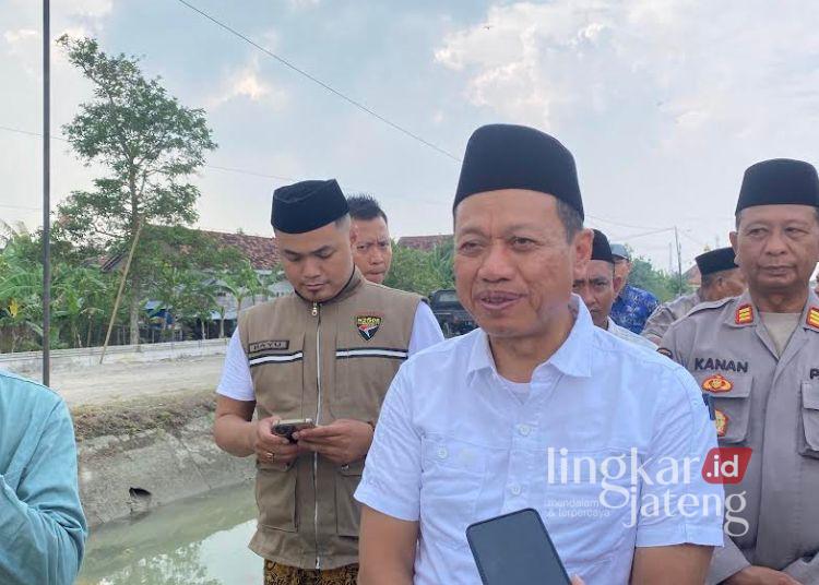 Bupati Kudus, Sam’ani Intakoris. (Mohammad Fahtur Rohman/Lingkarjateng.id)