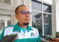 Sekretaris Dewan Buruh Kabupaten Kendal, Nasrodin. (Arvian Maulana/Lingkarjateng.id)