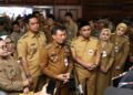 Gubernur Jawa Tengah Ahmad Luthfi memberi keterangan seusai Musrenbang RPJMD, di kompleks kantor Gubernur Jateng, Semarang, Senin, 5 Mei 2025. (Dok. Humas Pemprov Jateng)